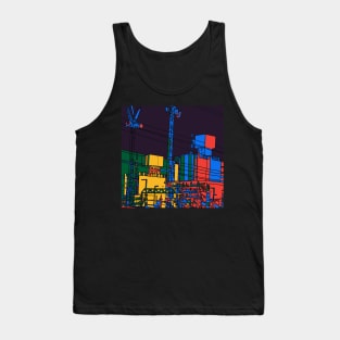 Robot head Towerblocks Tank Top